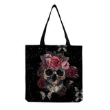 Pumpkin Ghost Skull Print Shoulder Bag Halloween Candy Bag Handbags