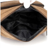 Retro Men's Canvas Single Shoulder Bag Casual Crossbody Bag