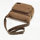 Retro Men's Canvas Single Shoulder Bag Casual Crossbody Bag