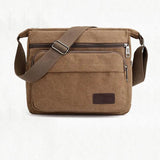 Retro Men's Canvas Single Shoulder Bag Casual Crossbody Bag
