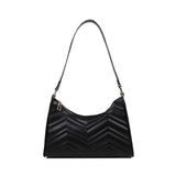 Women Square Shoulder Bag PU Leather Handbag Retro Rhombic Pattern Crossbody