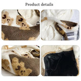 Soft Plush Bear Shoulder Bag Furry Fluffy Tote Crossbody Large Capacity
