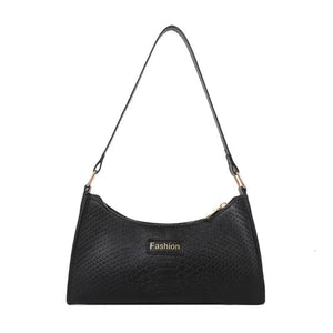 Crocodile Pattern Shoulder Bag Women PU Leather Portable Messenger Handbags