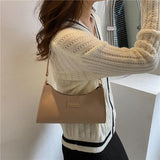 Crocodile Pattern Shoulder Bag Women PU Leather Portable Messenger Handbags
