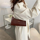 Crocodile Pattern Shoulder Bag Women PU Leather Portable Messenger Handbags