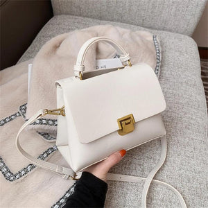 Winter PU Leather Tote Bag Mini Shoulder Messenger Crossbody