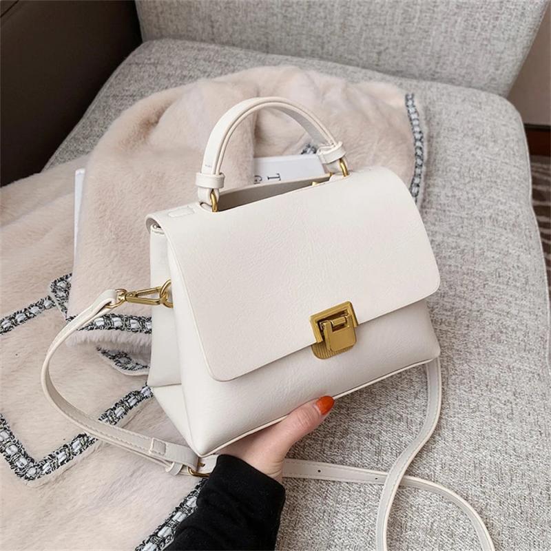 Winter PU Leather Tote Bag Mini Shoulder Messenger Crossbody