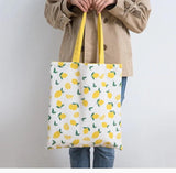 Canvas Fabric Dual-use Shoulder Bag Cotton Linen Handbag Shopping Tote