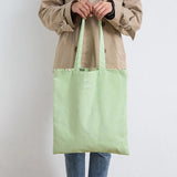 Canvas Fabric Dual-use Shoulder Bag Cotton Linen Handbag Shopping Tote