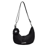 Canvas Crossbody Bag for Women Large Cotton School Handbag