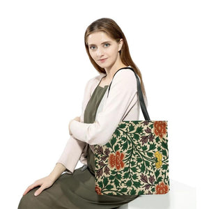 Colorful Floral Pattern Print Handbag Casual Women Shopping Bags