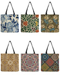 Colorful Floral Pattern Print Handbag Casual Women Shopping Bags