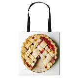 Fruit Cake Print Women Shoulder Bag Eco Reusable Shopper Bags