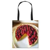 Fruit Cake Print Women Shoulder Bag Eco Reusable Shopper Bags