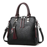 Women Handbags Top-Handle Shoulder Bag Casual Bag Cat PU Leather Ladies Spring