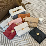 Embroidery Chain Cross-body Bag PU Leather Messenger Bag