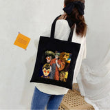 Akudama Drive Anime Canvas Bag Goth Punk Large Capacity Ladies Bag Vintage Tote