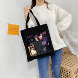 Akudama Drive Anime Canvas Bag Goth Punk Large Capacity Ladies Bag Vintage Tote
