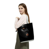 African Art & Silver Woman Handbags Tote Bags