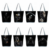 African Art & Silver Woman Handbags Tote Bags