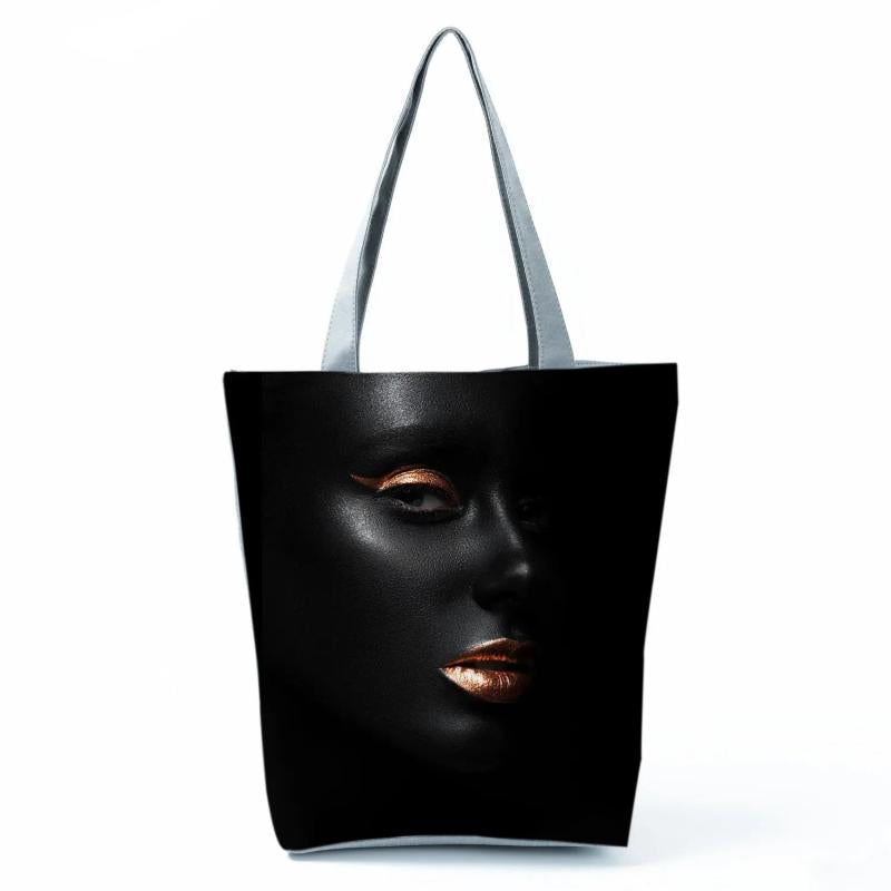 African Art & Silver Woman Handbags Tote Bags