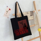 Dark Canvas Gothic Shopper Bag Harajuku Shoulder Handbag