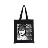 Japanese Tomie Female Bag Harajuku Gothic Canvas Horror Cartoon Shopper