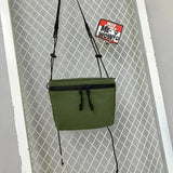 Nylon Summer Shoulder Bag Casual Solid Zipper Soft Crossbody Bag