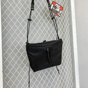 Nylon Summer Shoulder Bag Casual Solid Zipper Soft Crossbody Bag
