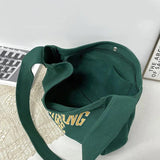 Canvas Shoulder Bag for Women Crossbody Messenger Handbag Tote