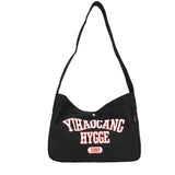 Canvas Shoulder Bag for Women Crossbody Messenger Handbag Tote