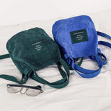 Mini Corduroy Shoulder Bag for Women Small Crossbody Bag