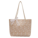 Women Bag Lace Woven Lady Bag Korea Small Fresh Handbag Book Bag