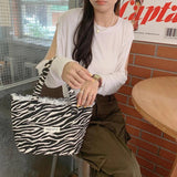 Canvas Lace Women's Handbag Plaid Shoulder Bag