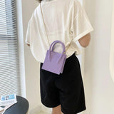 Mini Jelly Bag with Chain Strap for Women