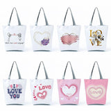 Flower Floral Love Tote Art Ladies Travel Handbag