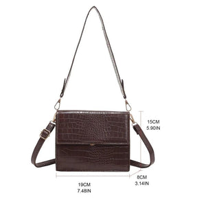 Crocodile Pattern Shoulder Bag Handbags Women Crossbody Bags
