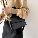 Crocodile Pattern Shoulder Bag Handbags Women Crossbody Bags
