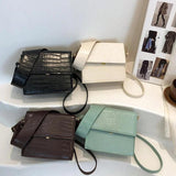 Crocodile Pattern Shoulder Bag Handbags Women Crossbody Bags