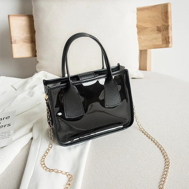 Transparent Jelly Crossbody Bag for Women Handbag Shoulder Bags