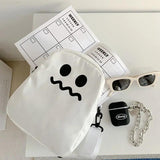 Cartoon Women Nylon Crossbody Bag Small Shoulder Ladies Phone Purse Handbags