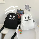 Cartoon Women Nylon Crossbody Bag Small Shoulder Ladies Phone Purse Handbags