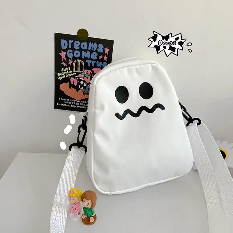 Cartoon Women Nylon Crossbody Bag Small Shoulder Ladies Phone Purse Handbags
