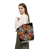 Floral Tote Bag Hand Shoulder Bags Women Eco Travel Handbags