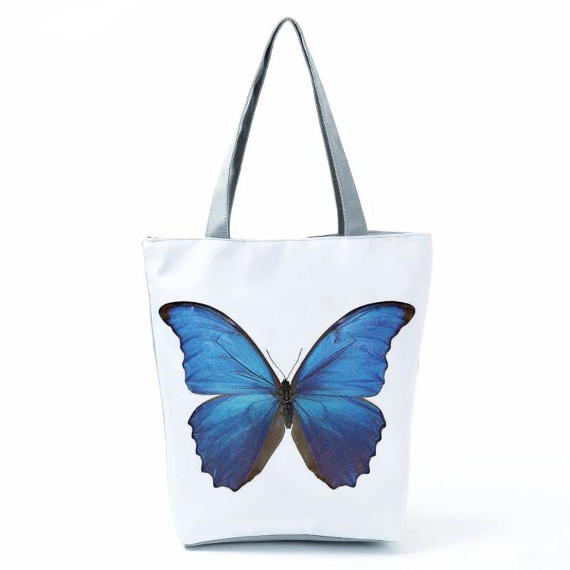 Mushroom Printed Women Shoulder Bag Eco Foldable Shopping Bag