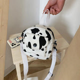 Canvas Crossbody Bag Small Shoulder Handbags Solid Zipper Purse