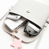 One Shoulder Bag Women's Handbag with Pentagon Star Pendant