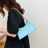 Diamond Texture Chain Handbag Shoulder Bag