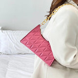 Diamond Texture Chain Handbag Shoulder Bag