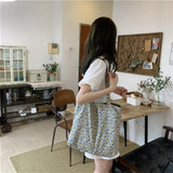 Vintage Plaid Floral Double-Sided Women's Tote Bag